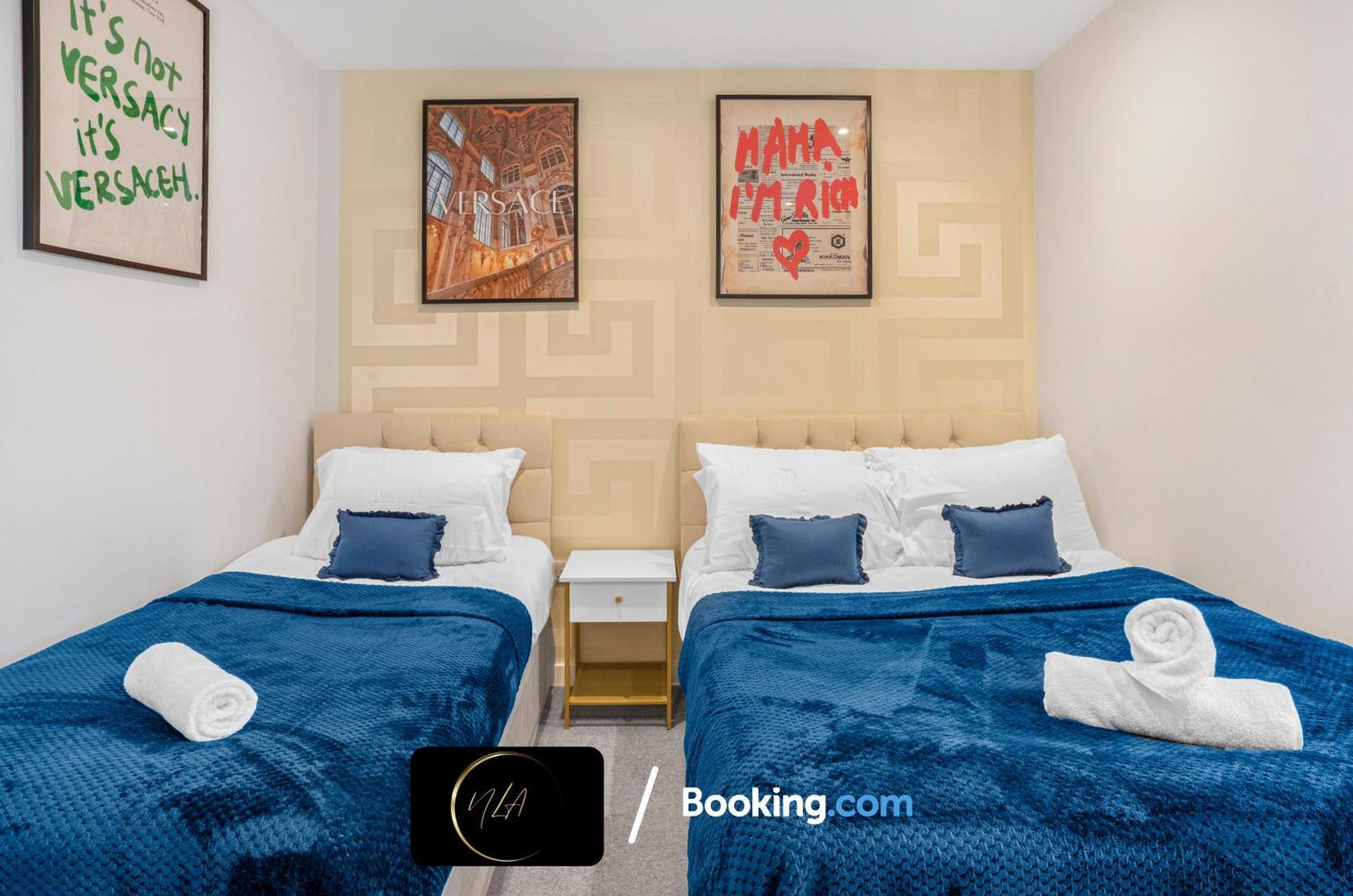 City Centre Apartment With Free Parking, 2 Bathrooms, Netflix And Wifi - Suitable For Contractors And Families - By Noor Luxury Accommodations เบอร์มิงแฮม ภายนอก รูปภาพ